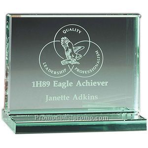 Jade Award with Jade Base - Horizontal