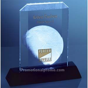 World Economy with Lighted Base