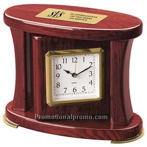 Rosewood Swivel Clock