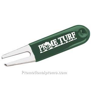 Rubber-Coated Divot Repair Tool