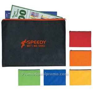 Non-Woven Document Sleeve With Zipper