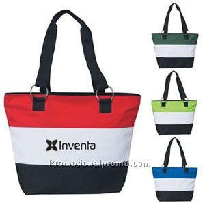 Tri-Color Tote Bag