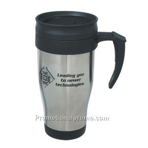 16 oz Stainless Steel Travel Mug