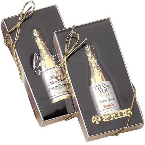 1oz Chocolate Champagne Bottle