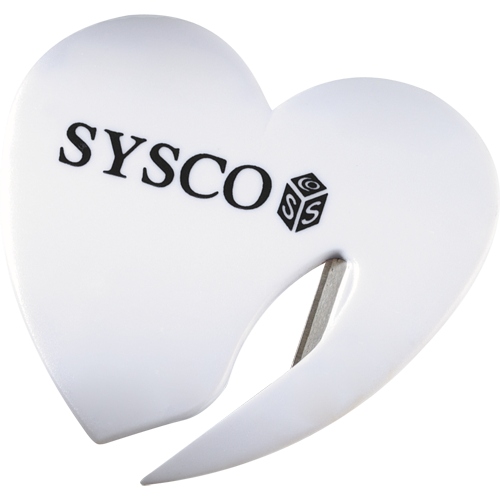 Heart-shaped letter opener