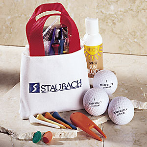 Golf tote w/sunblock