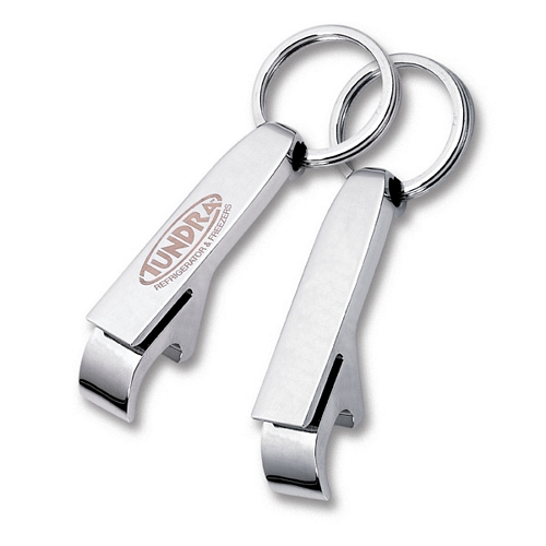CHROME MINI BOTTLE & CAN OPENER / KEY RING