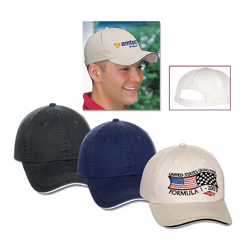 UNCONSTRUCTED CHINO SANDWICH CAP