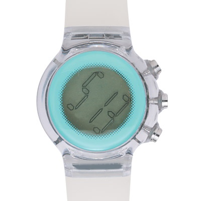 Circular Digital Watch