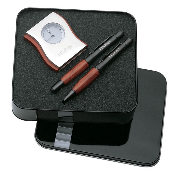 Ballpoint Pen / Rollerball Pen / Alarm Clock Giftset
