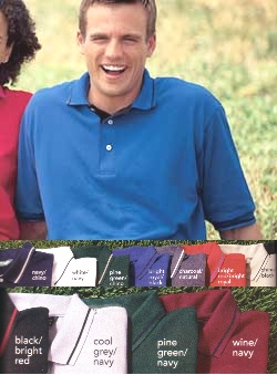 Outer Banks Pique Polo with Tipped Trim