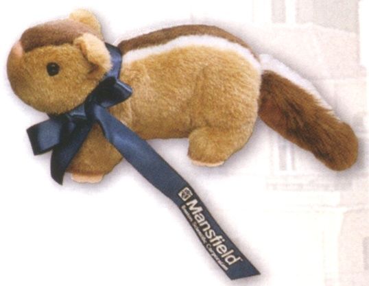 Cuddly Chipmunk with Ribbon