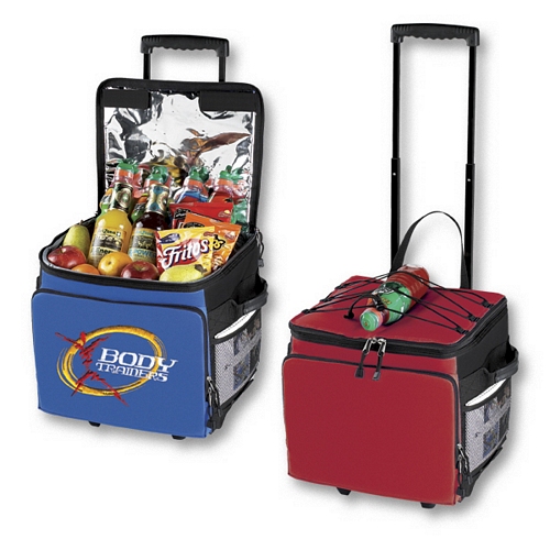 50-CAN ROLLING INSULATED COOLER BAG