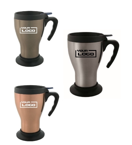 Sigillato 14oz Steel Mug w/Handle & Base