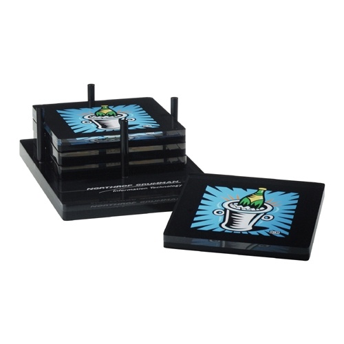 Burton Morris Acrylic Coaster Set