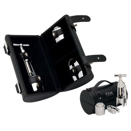 4 PC CYLINDER WINE SET