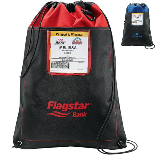 Stitched Organizer Cinch Tote