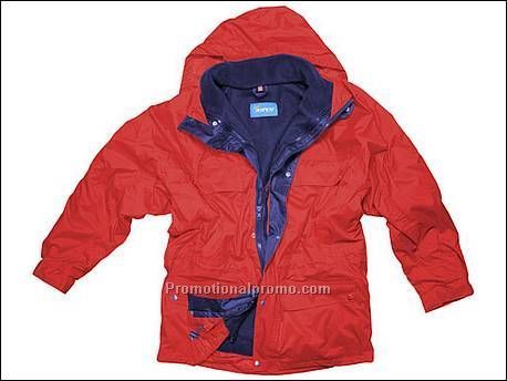 3 in 1 windjack en fleecetrui