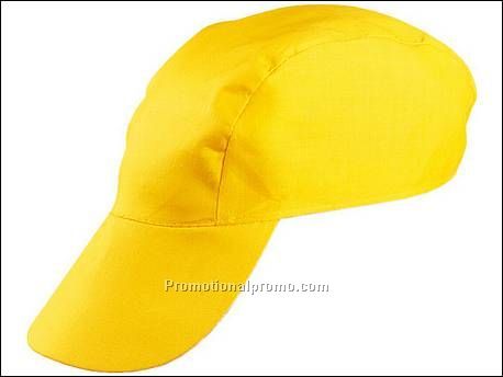 3 panel katoenen cap met gebolde...