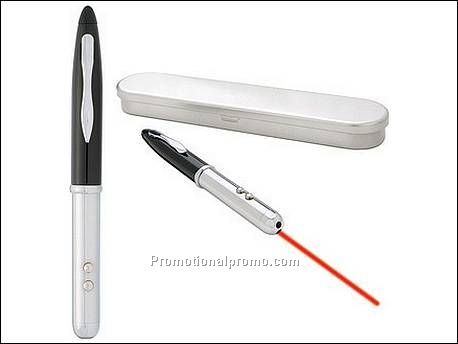 4 in 1 pen. Balpen, LED lampje, laser...