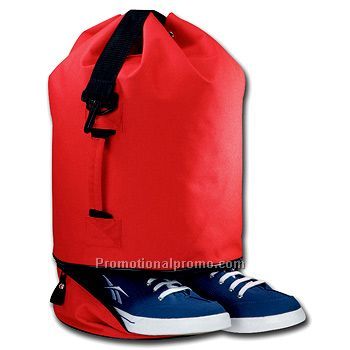 600D Duffle Bag With Shoe Compartment