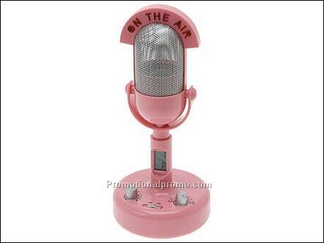 Alarm clock Microphone w. radio...
