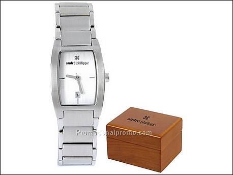Andr59680Philippe horloge met metalen...