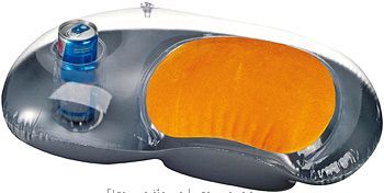 BEACH PILLOW WITH CAN HOLDER