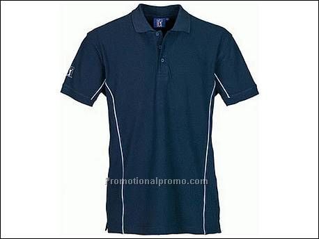 Backspin piping polo. Voorgewassen. K...