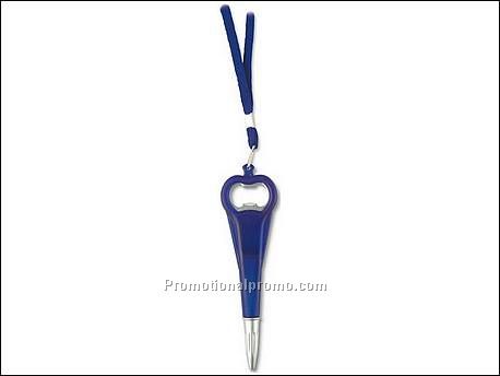 Balpen met flesopener