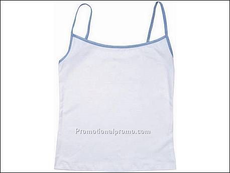 Bella Camisole Tank Top Contrast, White/BB