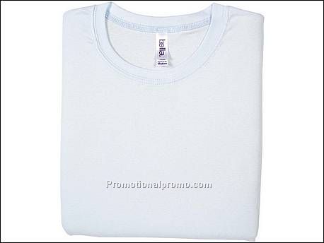 Bella T-sh Sheer rib S/S, Pale Blue