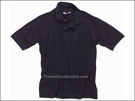 Boston polo basic. 1 x 1 rib gebreide...