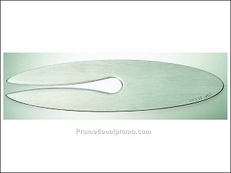 Briefopener, staal, mat-zilver, in...