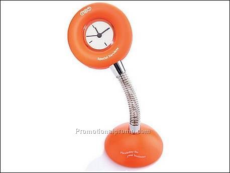 Bureauklok met rubberen...