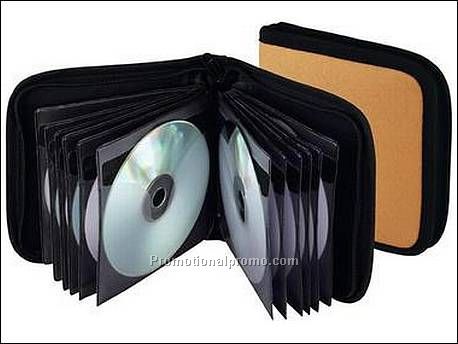 CD map. Voor 12 cd's/dvd's. 600D poly...