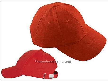 Cap 100% katoen met metalen...