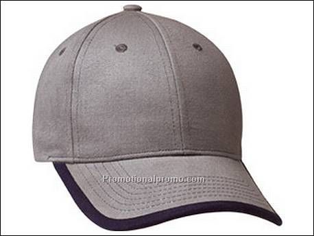 Cap met 6 segmenten, klep met bies...