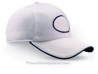 Cap with flat printing area