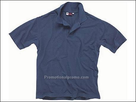 Chelsea polo. 1x1 gebreide kraag. Kno...