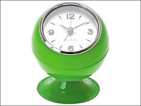 Clock Retro ball small green