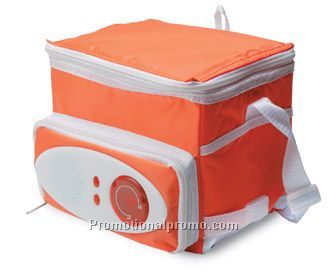 Cooler bag with FM radio