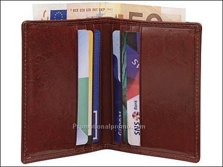 Credit card houder. Leer.