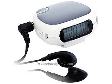 FM scanradio met stappenteller....