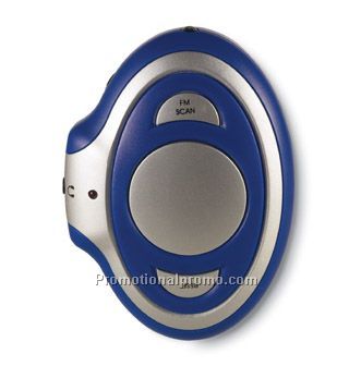 FM scan radio with earphones