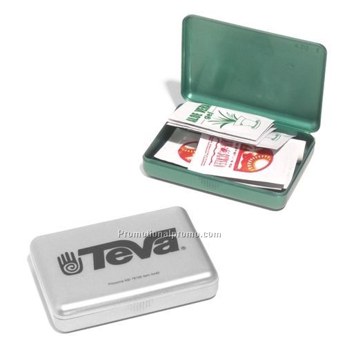 First Aid Kit - Compact, Metallic Colors