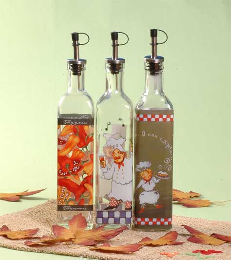 oil bottle with decal
  
   
     
    