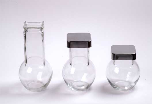 glass storage jar set with metal lid
  
   
     
    