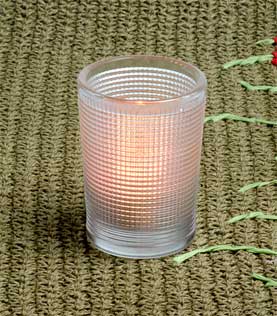 embossed glass candle holder
  
   
     
    