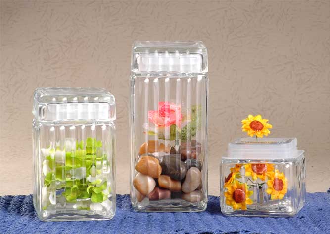 glass storage jar set
  
   
     
    
